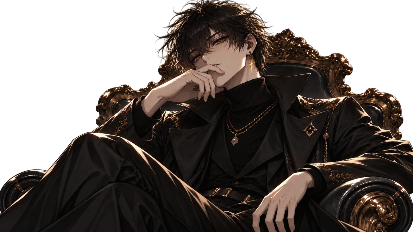 Tushar, seated in a dark throne beneath a vast celestial ring